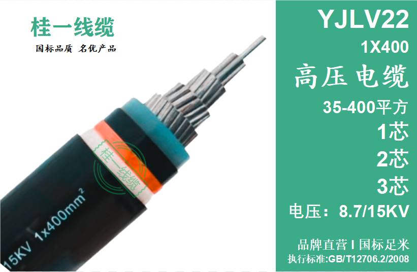 桂林铝芯高压电缆
