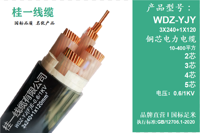 桂林低压铜芯电力电缆